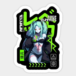 Rebecca Edgerunners Cyberpunk Sticker